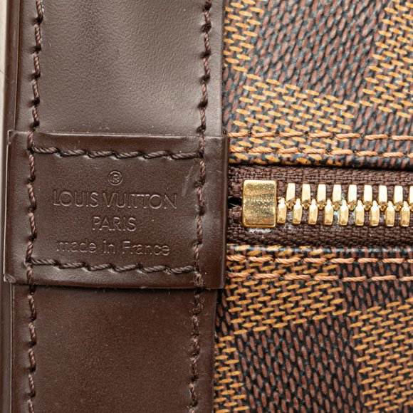 Louis Vuitton Damier Alma Handbag N51131 Brown PVC Leather Women's LOUIS VUITTON - Picture 6 of 8